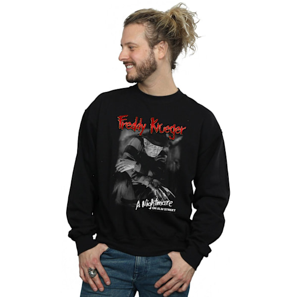 A Nightmare On Elm Street Herr Freddy Svartvit Fototröja Black XXL