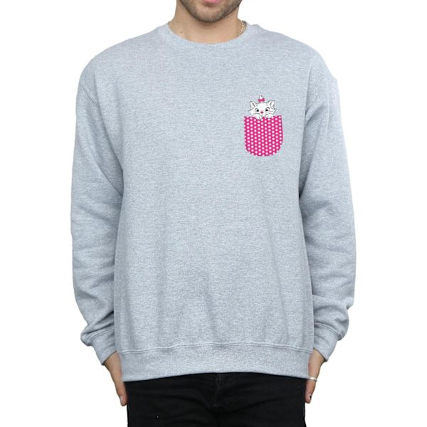 Disney Aristocats Marie Brösttröja 3XL Sports Grey Sports Grey 3XL