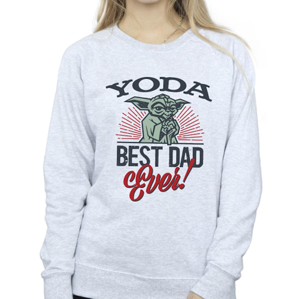 Star Wars Dam/Damer Mandalorian Yoda Pappa Sweatshirt L Sport Sports Grey L