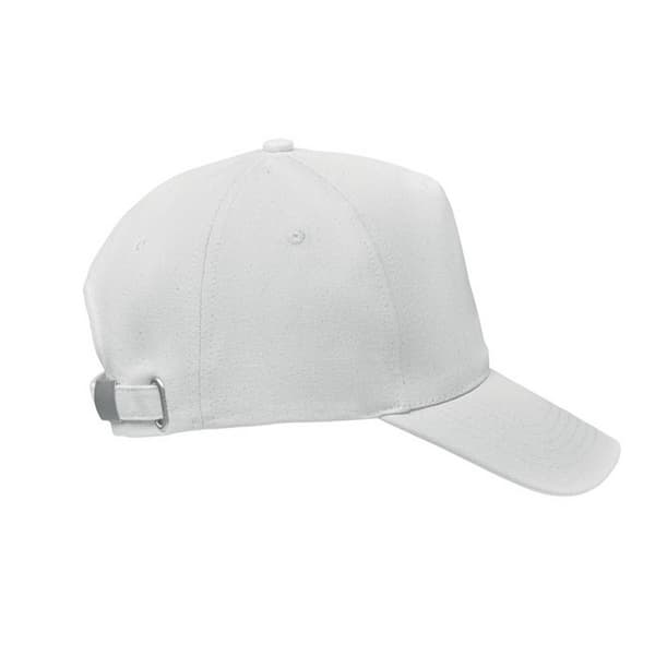 MidOcean Bicca Baseballkeps i Ekologisk Bomull One Size Vit White One Size