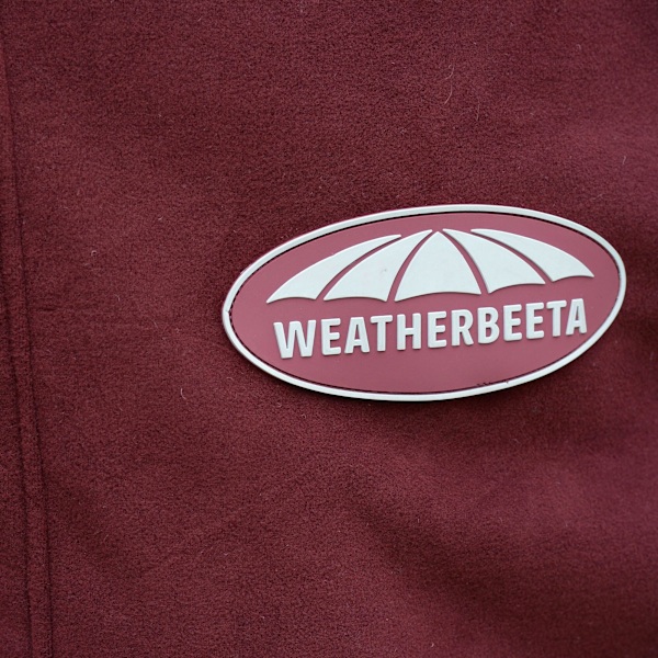 Weatherbeeta Standard-Neck Sherpa Fleece Horse Cooler Rug 7´ 3 Maroon/White 7´ 3