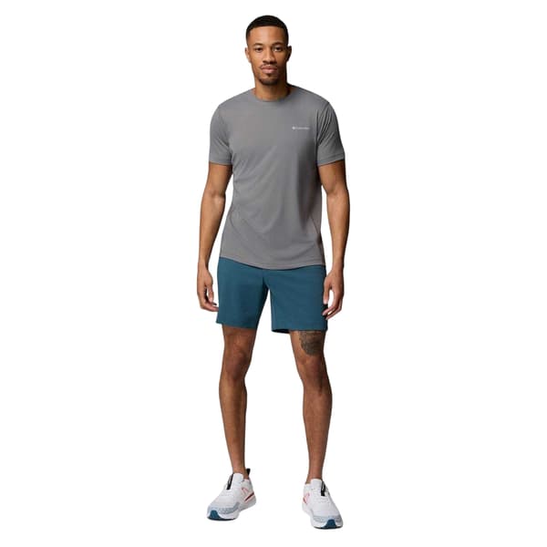 Columbia Herr Zero Rules Performance T-shirt M Grå Grey M