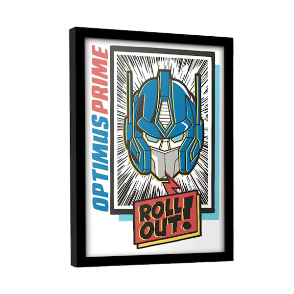 Transformers Roll Out Optimus Prime Inramad Poster 40cm x 30cm M Multicoloured 40cm x 30cm