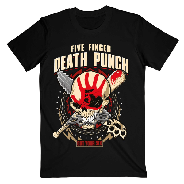 Five Finger Death Punch Unisex Vuxen Zombie Kill T-shirt XXL Bl Black XXL
