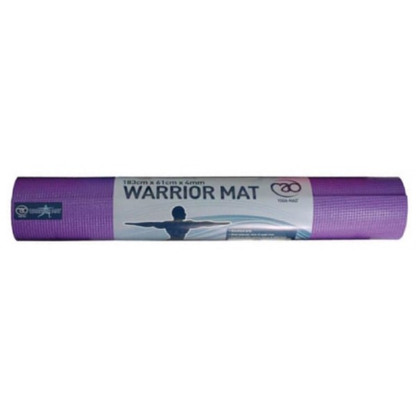 Fitness Mad Warrior II Yogamatta One Size Lila Purple One Size