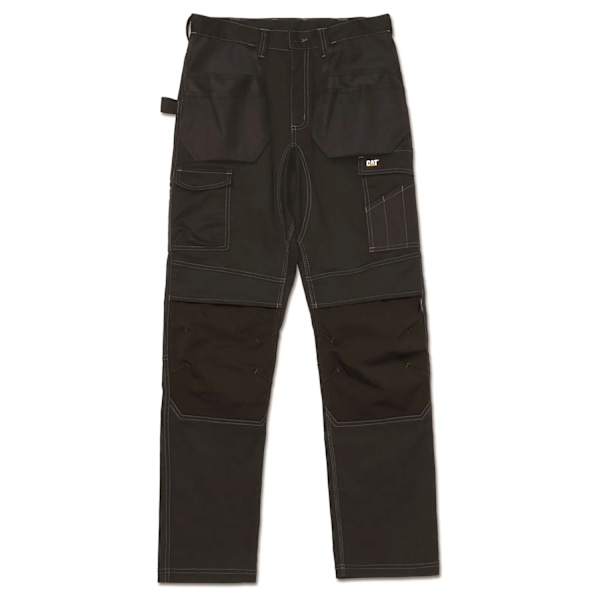Caterpillar Essential Stretch Arbetsbyxor för män 30R Svart Black 30R