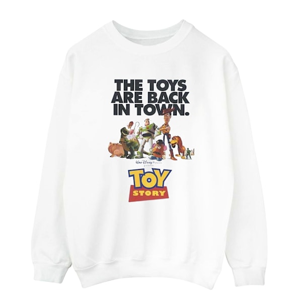 Disney Girls Toy Story Film Affisch Sweatshirt 7-8 År Vit White 7-8 Years