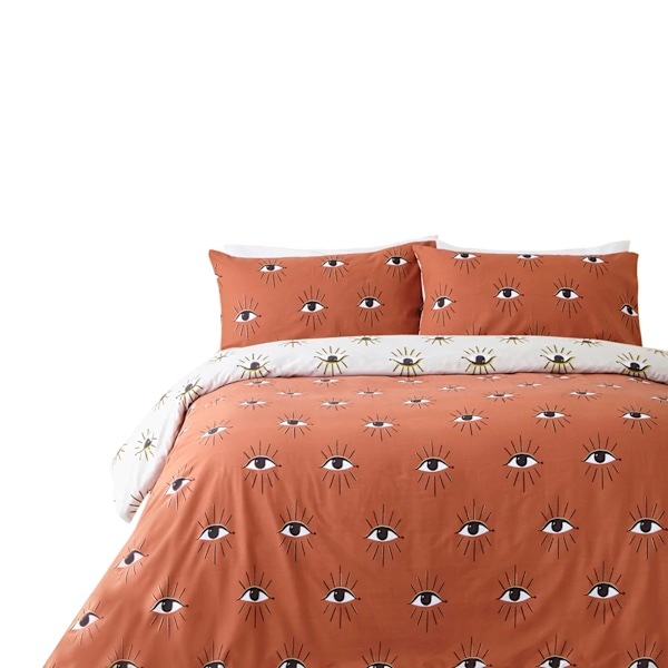 Furn Theia Eye Påslakan Set King Rosa Lera Pink Clay King