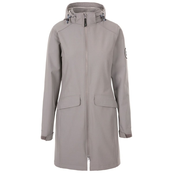 Trespass Maria DLX Långärmad Softshelljacka för Kvinnor Pale Grey Marl XL