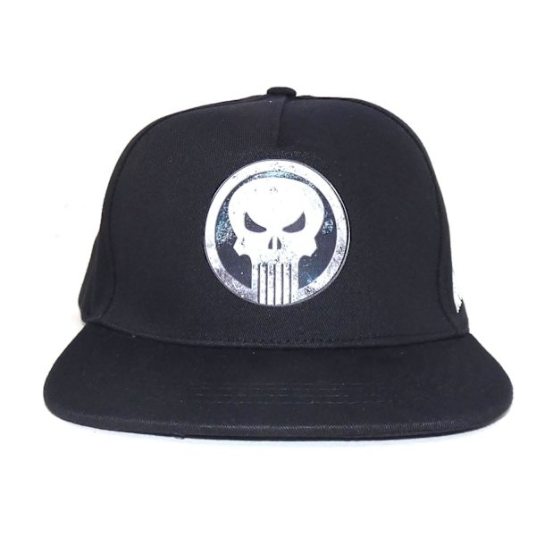 The Punisher Logo Snapback Cap One Size Svart/Vit Black/White One Size