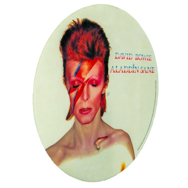 David Bowie Skivspelare Slipmat One Size Vit White One Size