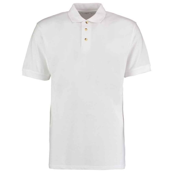 Kustom Kit Herr Workwear Heather Polo Shirt XS Vit White XS