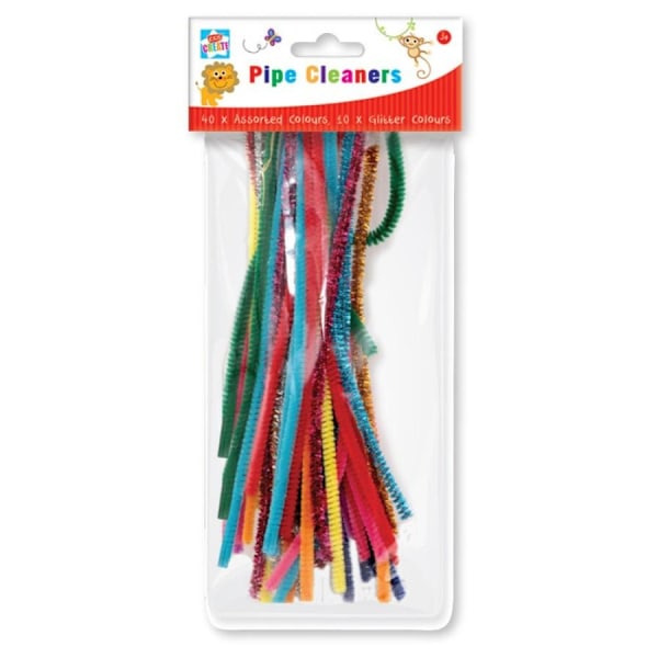 Barn Skapa Piprrensare (Paket med 50) En Storlek Flerfärgad Multicoloured One Size