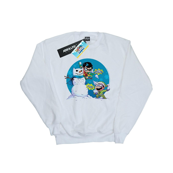 DC Comics Dam/Kvinnor Super Friends Chillin Like A Villain Sweatshirt White M