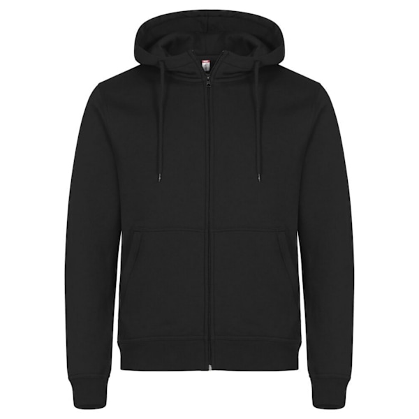 Clique Miami Full Zip Hoodie för män Svart S Black S
