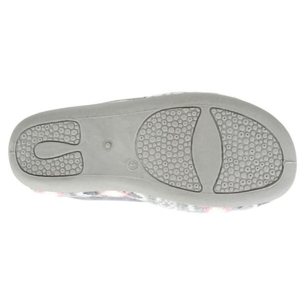 Sleepers Janine stickade tofflor för dam, storlek 37 (4 UK), grå Grey 4 UK