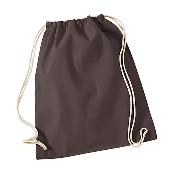 Westford Mill Bomullssäck - 12 liter (2-pack) One Size Chocolate One Size
