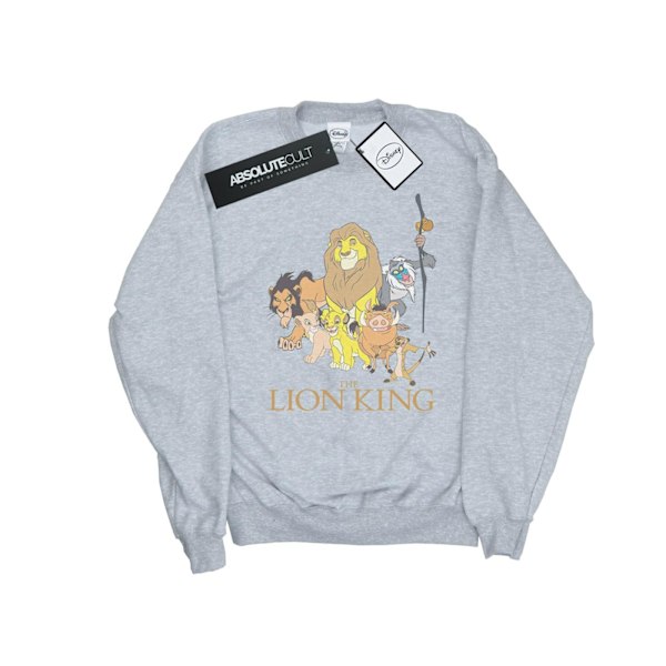 Disney The Lion King Group Sweatshirt för män 4XL Sports Grey Sports Grey 4XL