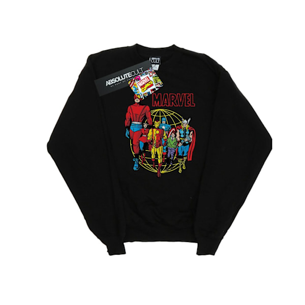 Marvel Comics Herr Atlas Group Sweatshirt 4XL Svart Black 4XL