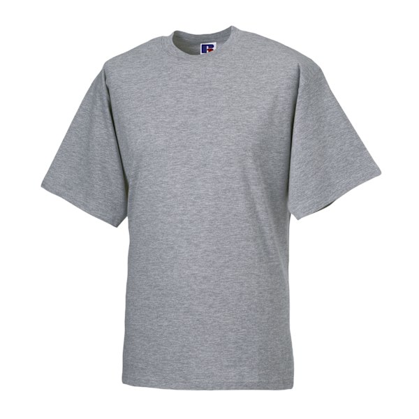 Russell Collection Classic T-shirt L Light Oxford för män Light Oxford L