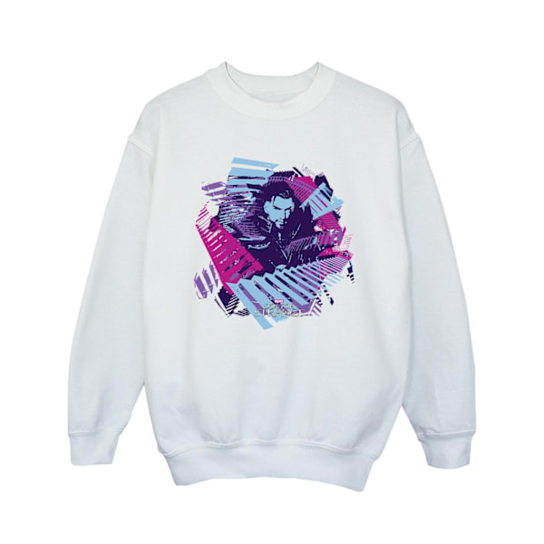 Marvel Girls Doctor Strange Stairs Sweatshirt 12-13 år Vit White 12-13 Years