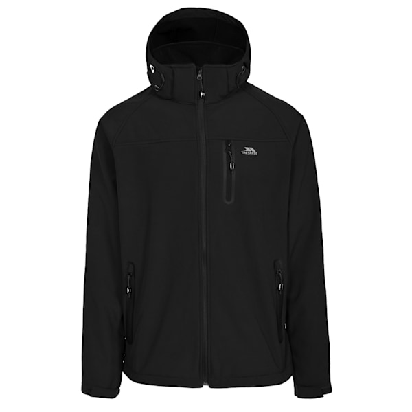 Trespass Mens Accelerator II Vattentät Softshelljacka XL Bla Black XL