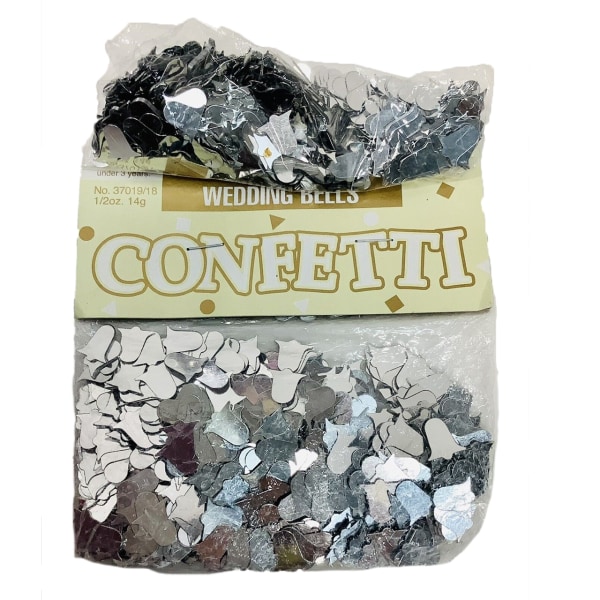 Amscan Bells Confetti One Size Silver Silver One Size