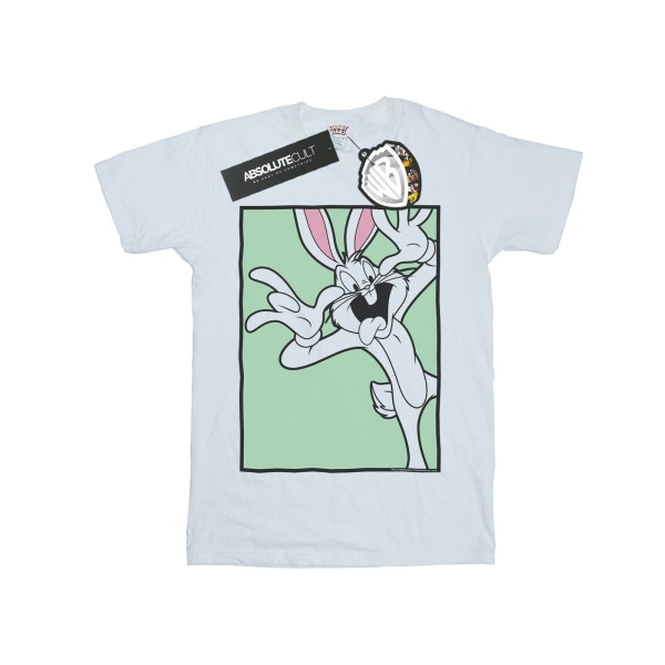 Looney Tunes Girls Bugs Bunny Funny Face T-shirt i bomull 12-13 Y White 12-13 Years
