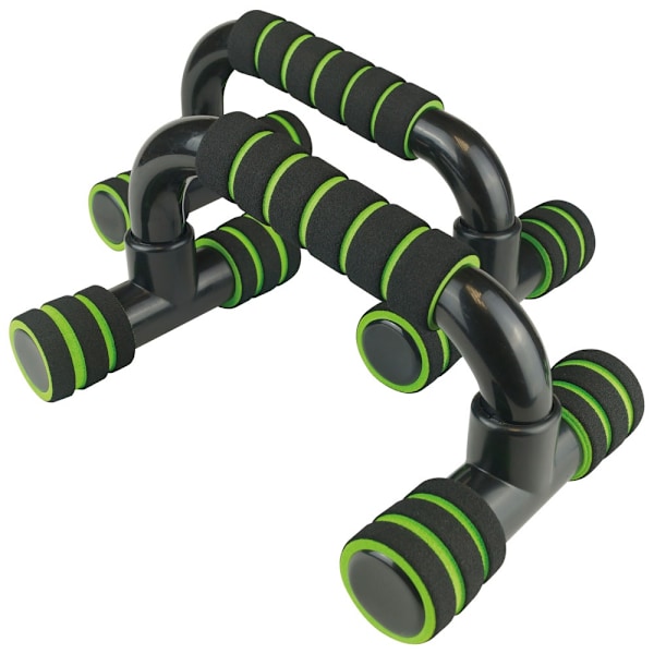 Urban Fitness Equipment Push Up Bars (2-pack) One Size Svart Black/Green One Size