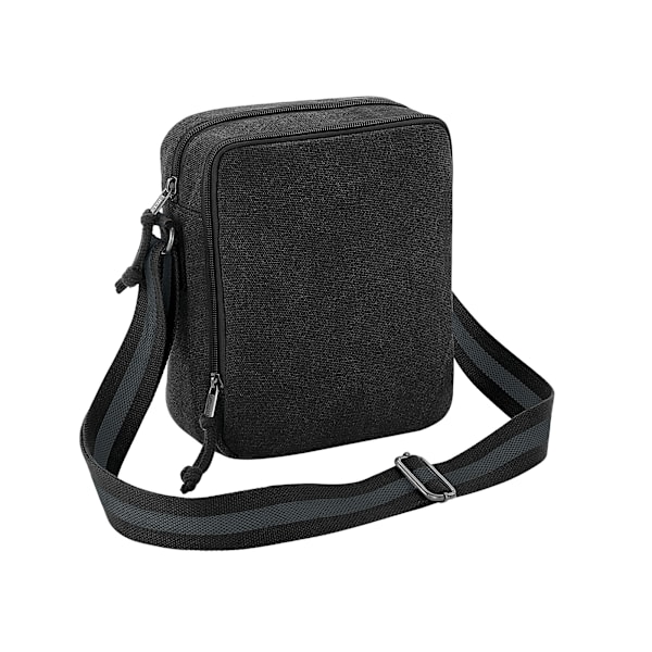 Quadra Vintage Canvas Crossbody Väska One Size Svart Black One Size