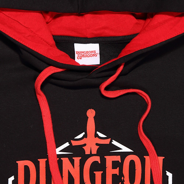 Dungeons & Dragons Unisex Vuxen Dungeon Master Hoodie M Svart Black M