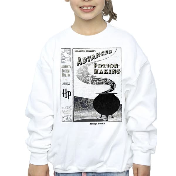 Harry Potter Flickor Hufflepuff Quidditch Team Captain Tröja White 7-8 Years