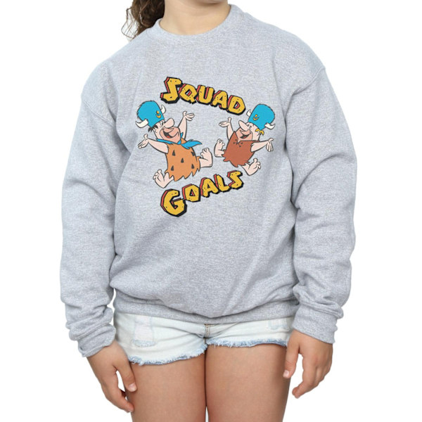 The Flintstones Girls Squad Goals Sweatshirt 5-6 år Sports G Sports Grey 5-6 Years