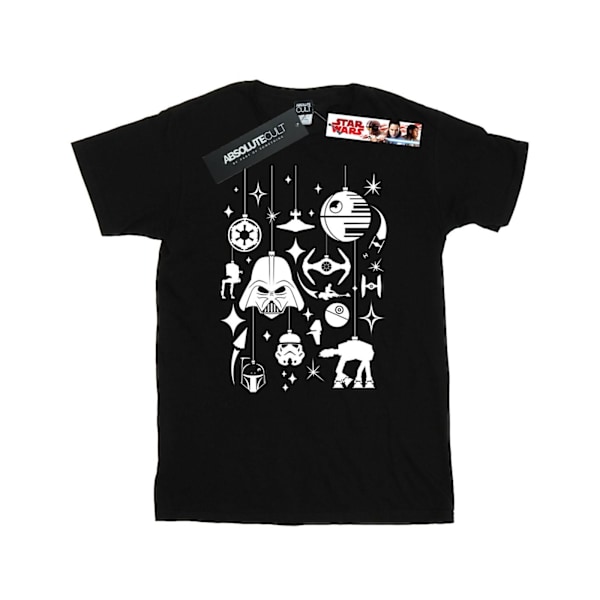 Star Wars Jul Dekorationer T-shirt S Svart Black S