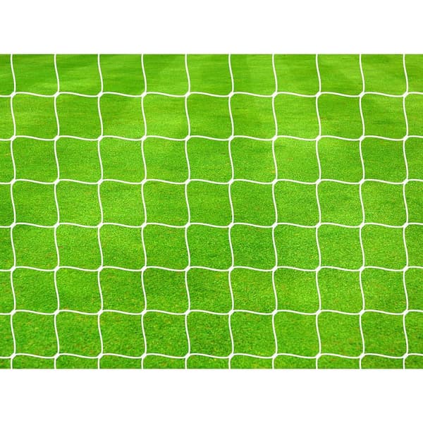 Precision Pro Flätat Fotbollsmål (2-pack) 2,13 m x 6,4 m Vit White 7ft x 21ft
