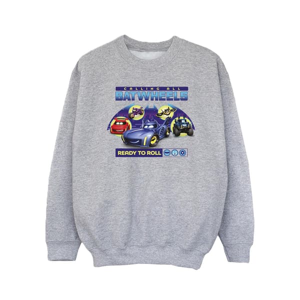 Batwheels Flickor Ready To Roll Sweatshirt 9-11 År Marinblå Navy Blue 9-11 Years