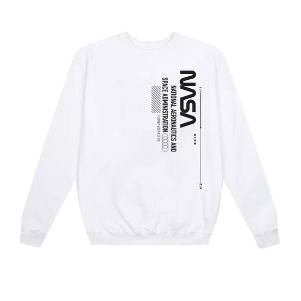 NASA National Space Admin Sweatshirt för kvinnor/damer S Vit White S