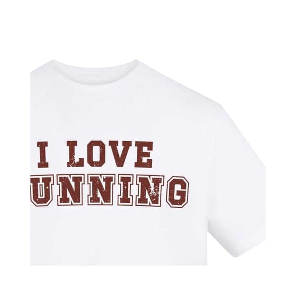 AWD Herr T-shirt \"I Love Running\" M Vit White M