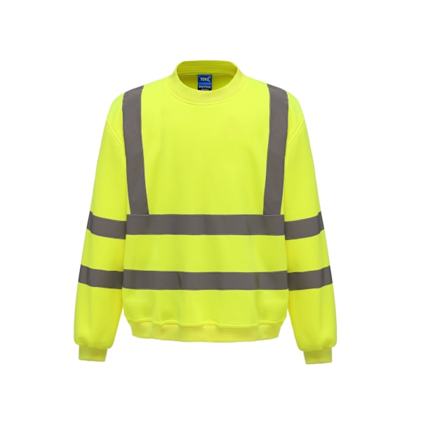 Yoko Unisex Vuxen Hi-Vis Sweatshirt XL Gul Yellow XL