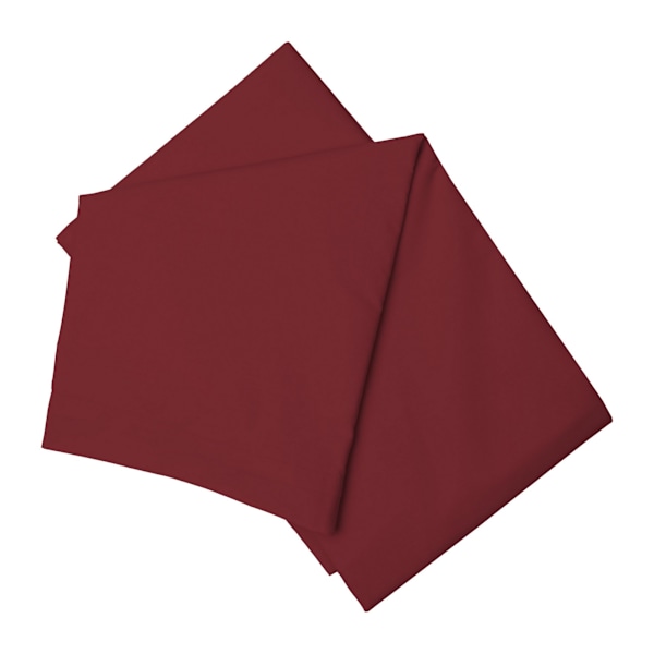 Belledorm Easycare Percale Underlakan Enkel Röd Red Single