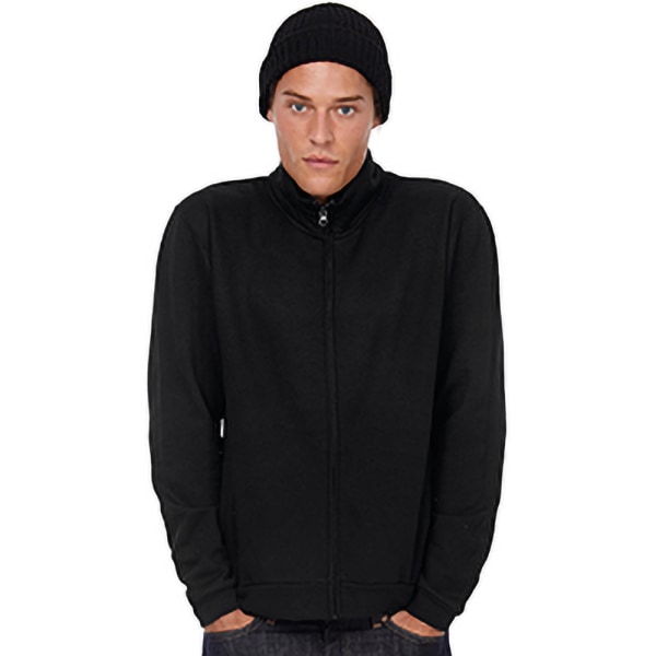 B&C Vuxen Unisex ID.206 50/50 Dragkedja Tröja 2XL Svart Black 2XL