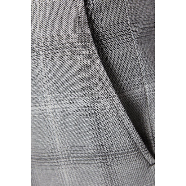 Burton herr Checked Slim Tailored kostymbyxor 30R grå Grey 30R