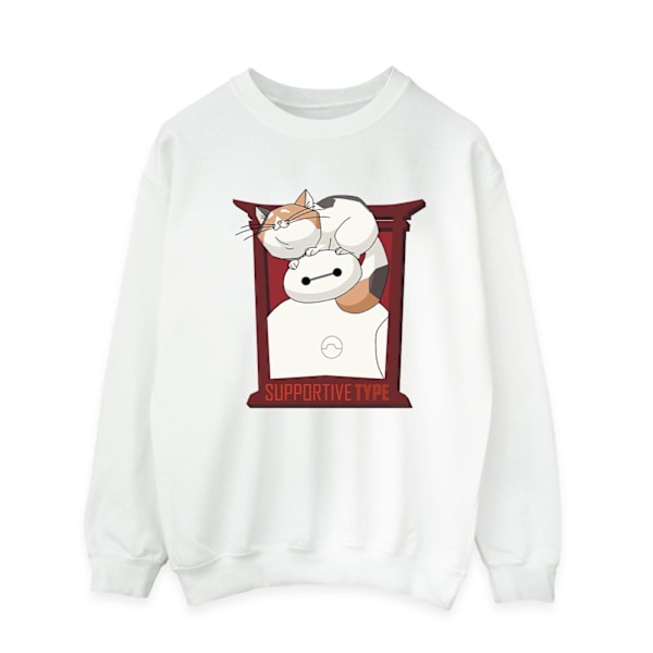 Disney Herr Big Hero 6 Baymax Frame Support Sweatshirt 4XL Vit White 4XL