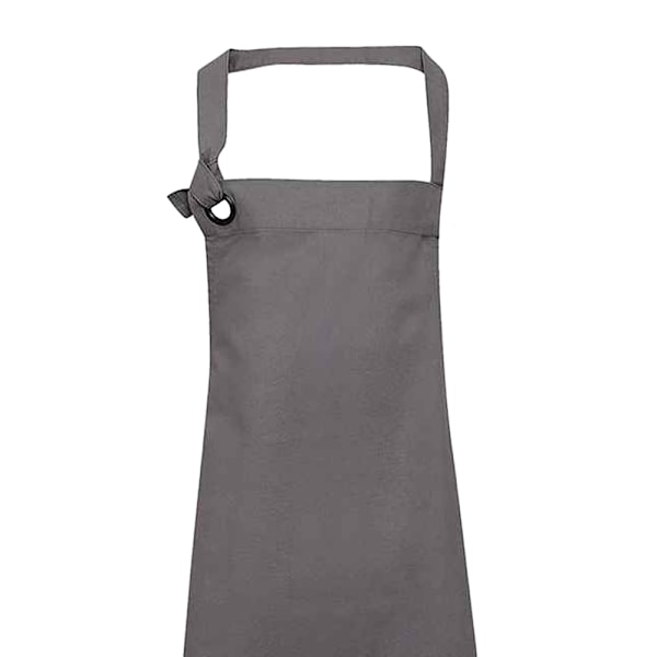 Premier Unisex Vuxen Calibre Haklappsförkläde En Storlek Mörkgrå Dark Grey One Size