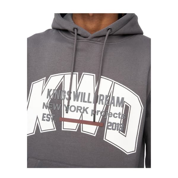 Kings Will Dream Herr Typeover Hoodie M Asfalt Asphalt M
