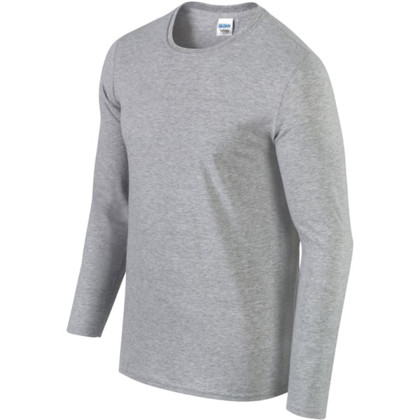 Gildan Soft Style långärmad T-shirt M Sport Grey (RS) Sport Grey (RS) M