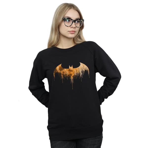 DC Comics Dam/Kvinnor Batman Arkham Knight Halloween Måne Logotyp Black XL