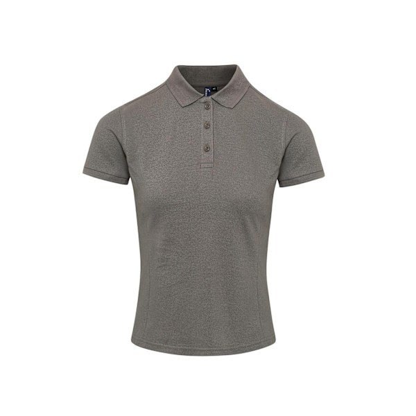Premier Dam/Dam Coolchecker Plus Polotröja XL Mörkgrå Dark Grey XL