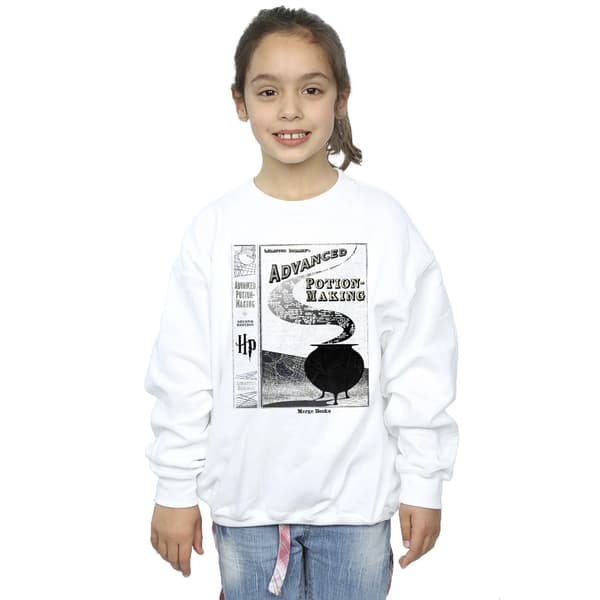 Harry Potter Flickor Hufflepuff Quidditch Team Captain Tröja White 12-13 Years