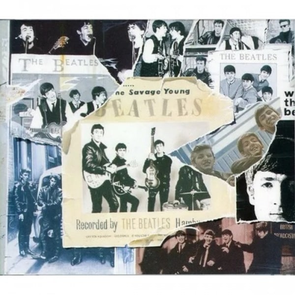 The Beatles Anthology 1 Album Hälsningskort En Storlek Svart/Vit Black/White One Size